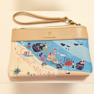 Spartina 449 Tan and Blue Women's Bag